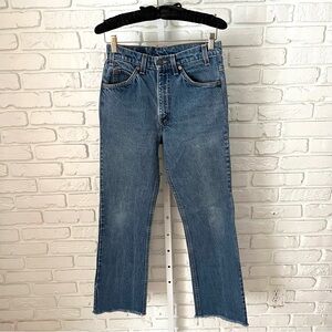 Vintage Levi’s Orange Tab Straight Leg Jeans | High Rise | Raw Hem